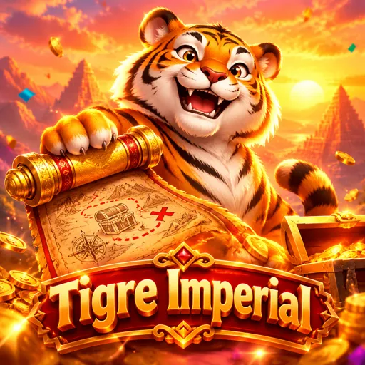Capa do Fortune Tiger com tigre dourado e símbolos de sorte