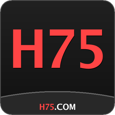 Logotipo dourado da H75 Apostas, marca oficial do atendimento